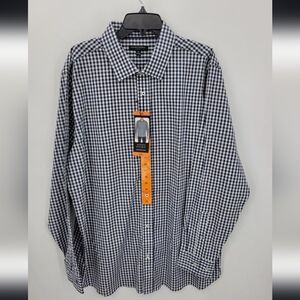 NWT Men's Banana Republic Gingham Dress Shirt Slim Fit